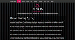 Desktop Screenshot of devoncastingagency.com